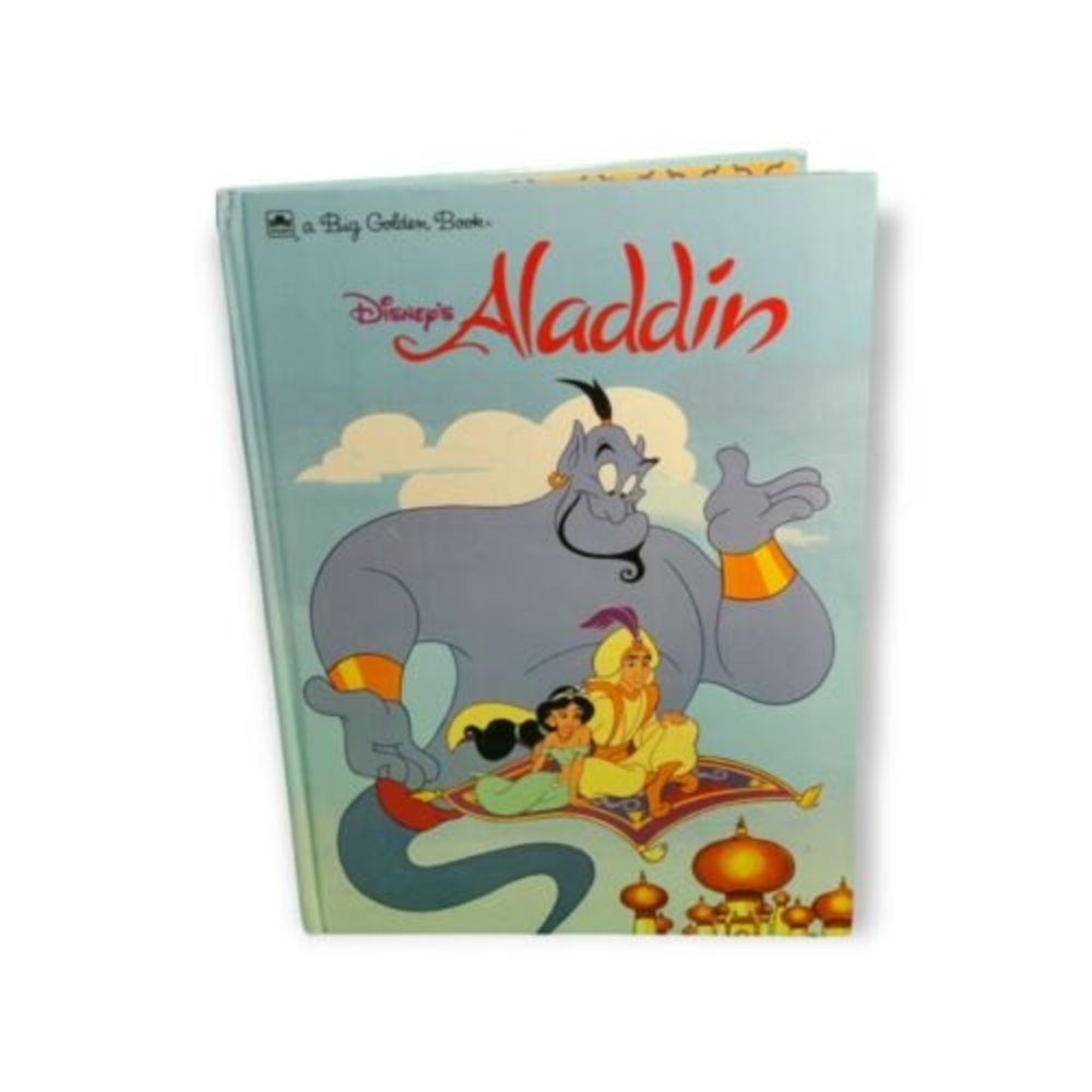 Disney’s Aladdin, a Big Golden Book, Hardcover, 1992, Western Publishing Co.❤